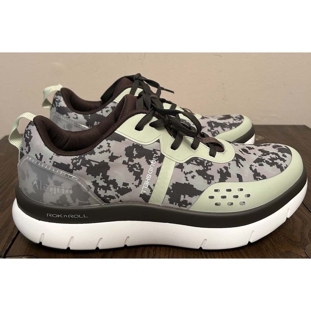Alegria  Liquid Shell Eclips Digi Matcha Women's Shoes Size 10.5 EU 41‎